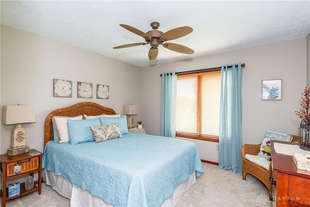 100 Timberwind Ln, Vandalia, OH 45377 - bedroom featuring light carpet and ceiling fan