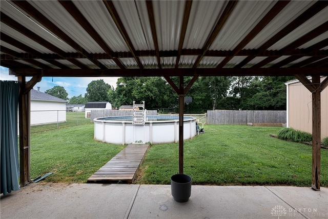 359 Gladys Ave, Franklin, OH 45005 - fenced backyard featuring a patio