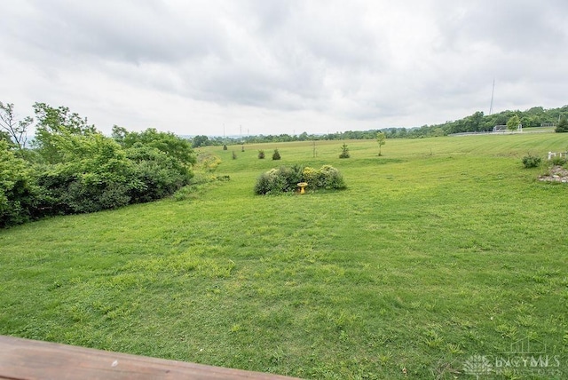 557 W N Bend Rd, Springfield Twp, OH 45224 - view of green lawn featuring a rural view