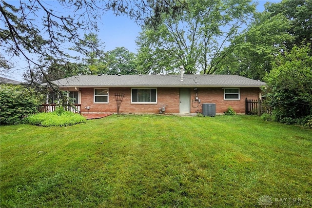 2184 Broadbent Way, Dayton, OH 45440 - rear view of property with brick siding