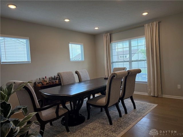 11916 Abbeytown Dr, Colerain Twp, OH 45251 - dining room with wood finished floors and recessed lighting