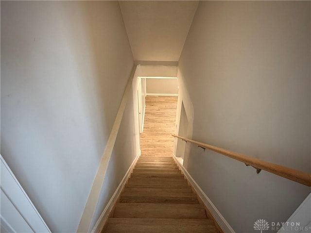 11916 Abbeytown Dr, Colerain Twp, OH 45251 - stairs featuring wood finished floors
