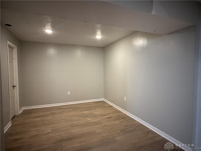 11916 Abbeytown Dr, Colerain Twp, OH 45251 - finished below grade area featuring wood finished floors and baseboards