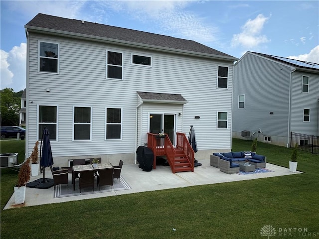11916 Abbeytown Dr, Colerain Twp, OH 45251 - back of house featuring an outdoor hangout area and a patio area