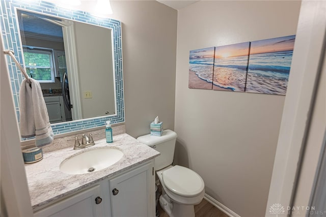 947 Stone Ridge Ln, Lebanon, OH 45036 - bathroom with vanity and wood finished floors