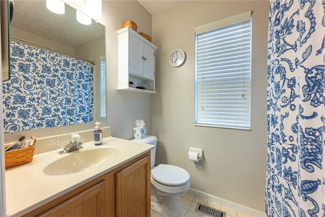 947 Stone Ridge Ln, Lebanon, OH 45036 - bathroom featuring vanity, tile patterned floors, and a shower with curtain