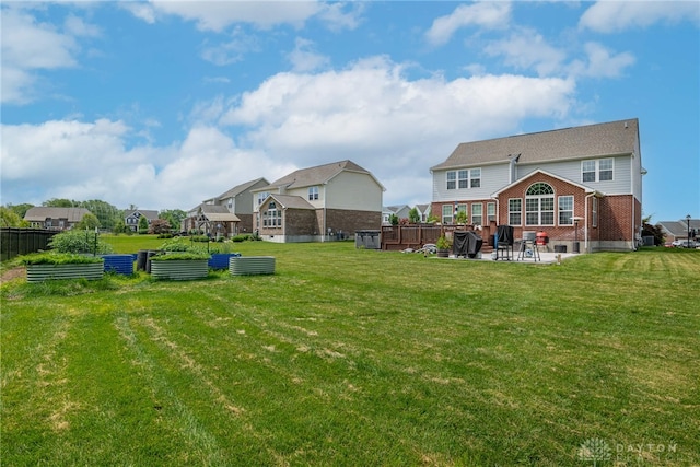 9282 Maple Brook St, Clearcreek Twp, OH 45458 - view of yard featuring a patio area and a garden