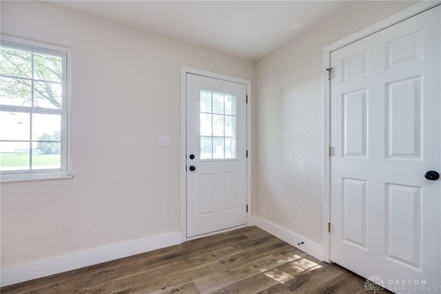 3183 Myers Tillman Rd, Arcanum, OH 45304 - entryway with dark wood-style flooring and baseboards