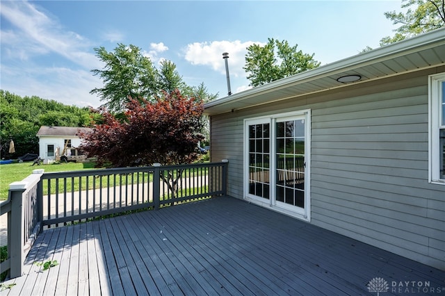 3183 Myers Tillman Rd, Arcanum, OH 45304 - view of deck