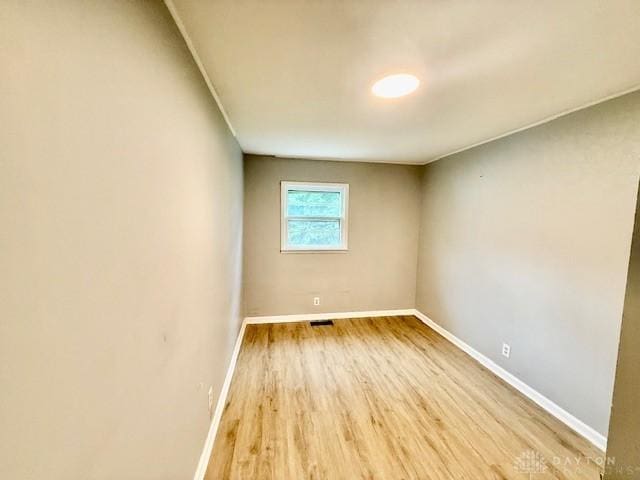 135 B St, Wilmington, OH 45177 - spare room featuring wood finished floors and baseboards