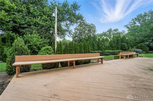 3820 Shagbark Ln, Beavercreek, OH 45440 - view of wooden terrace