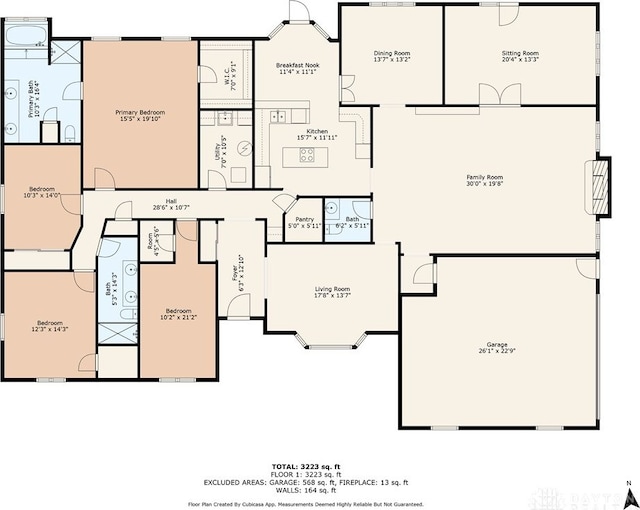 3820 Shagbark Ln, Beavercreek, OH 45440 - view of home floor plan