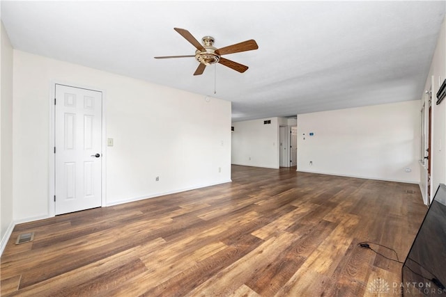 19551 US Highway 68, Fayetteville, OH 45118 - unfurnished room with ceiling fan and wood finished floors