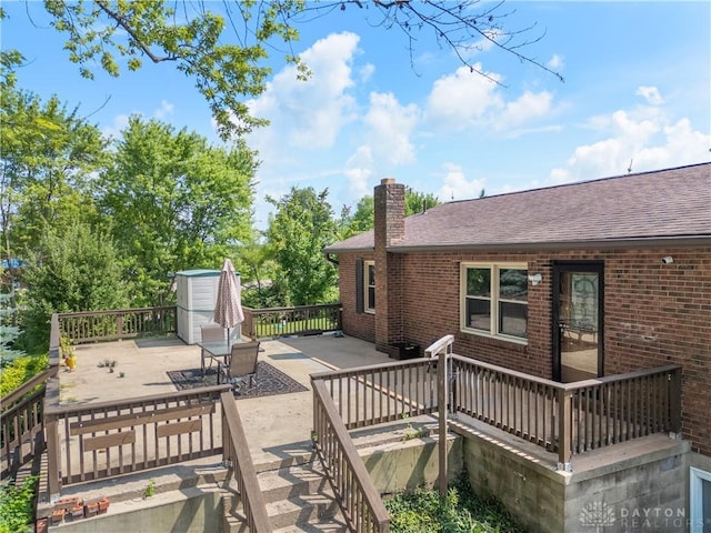 19551 US Highway 68, Fayetteville, OH 45118 - deck featuring a patio