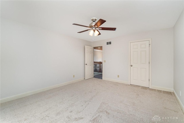 3190 Fox Run Dr, Hamilton, OH 45013 - unfurnished bedroom featuring light colored carpet and ceiling fan