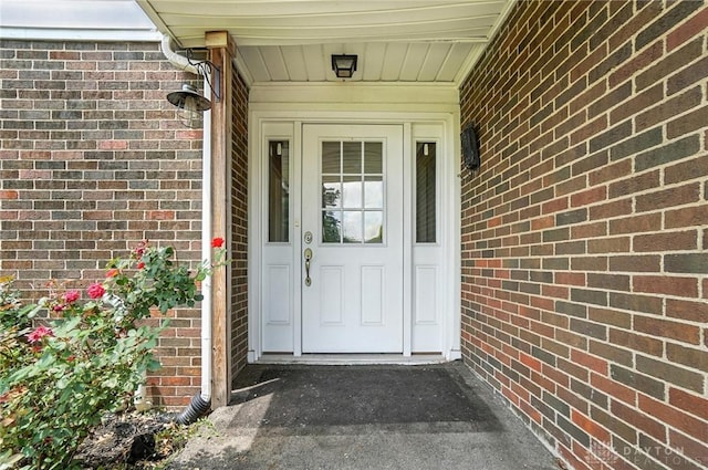4503 Central Ave, Middletown, OH 45044 - property entrance with brick siding