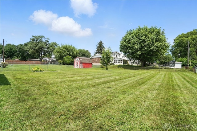 4503 Central Ave, Middletown, OH 45044 - view of yard featuring a storage unit