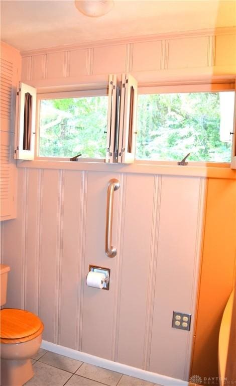 3235 W Ziegler Rd, Piqua, OH 45356 - bathroom with tile patterned floors and toilet