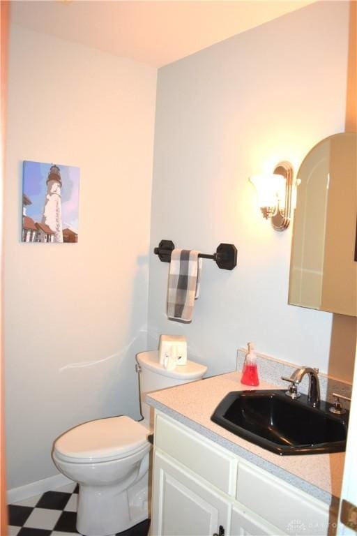 3235 W Ziegler Rd, Piqua, OH 45356 - bathroom featuring vanity and tile patterned floors