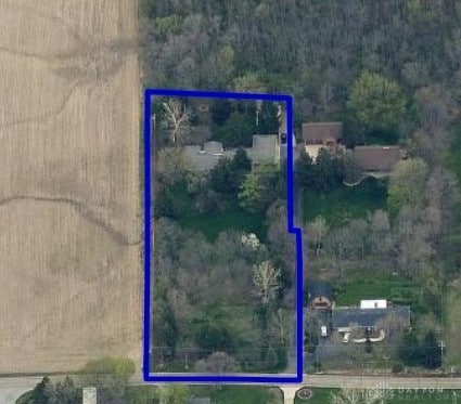 3235 W Ziegler Rd, Piqua, OH 45356 - map / location with property boundaries highlighted