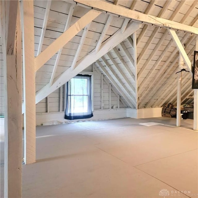 300 S Evans St, Saratoga, IN 47382 - view of attic