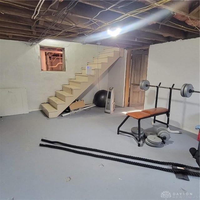 300 S Evans St, Saratoga, IN 47382 - view of workout area