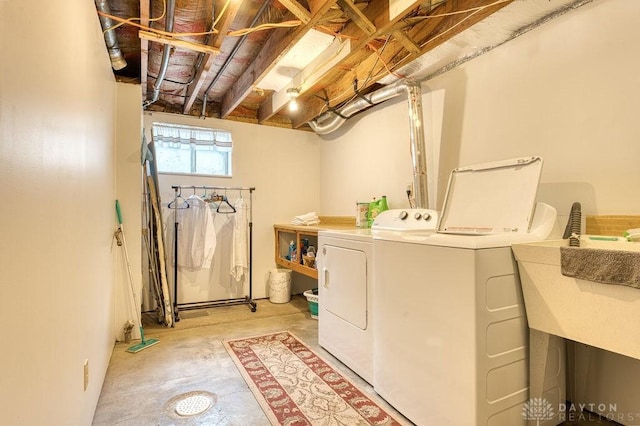 3318 US Route 42, Cedarville Twp, OH 45314 - laundry area with independent washer and dryer