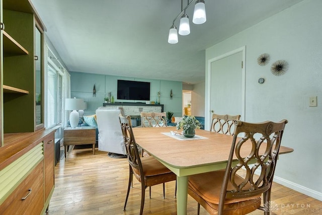3318 US Route 42, Cedarville Twp, OH 45314 - dining space featuring light wood finished floors and baseboards