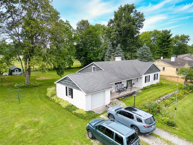 3318 US Route 42, Cedarville Twp, OH 45314 - view from above of property featuring a tree filled landscape
