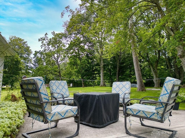 3318 US Route 42, Cedarville Twp, OH 45314 - view of patio with view of wooded area