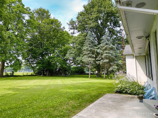 3318 US Route 42, Cedarville Twp, OH 45314 - view of green lawn featuring a patio