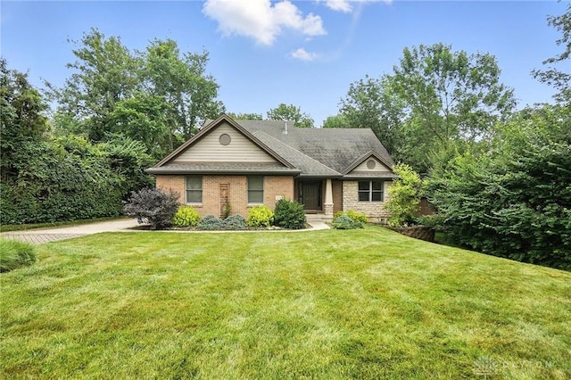 2210 Hidden Woods Blvd, Beavercreek, OH 45431 - view of front of house featuring a front lawn and brick siding