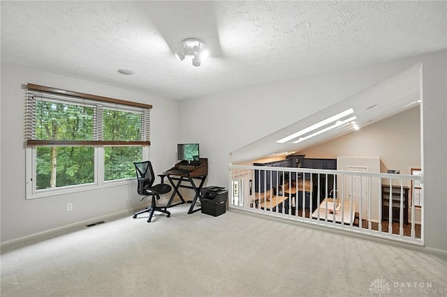 2210 Hidden Woods Blvd, Beavercreek, OH 45431 - office with carpet flooring and a textured ceiling