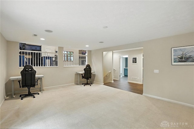 2210 Hidden Woods Blvd, Beavercreek, OH 45431 - carpeted office featuring recessed lighting