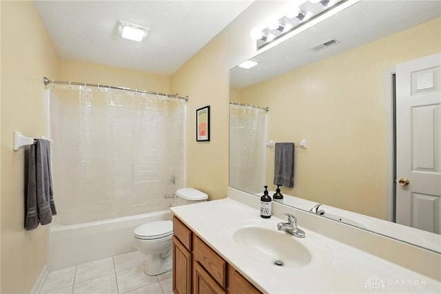 2210 Hidden Woods Blvd, Beavercreek, OH 45431 - bathroom with vanity, tile patterned floors, and shower / bath combo