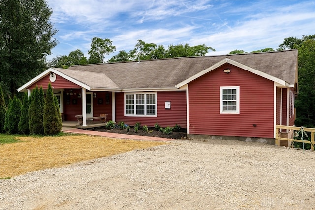 11920 State Route 725, Germantown, OH 45327 - single story home featuring covered porch, driveway, and a shingled roof