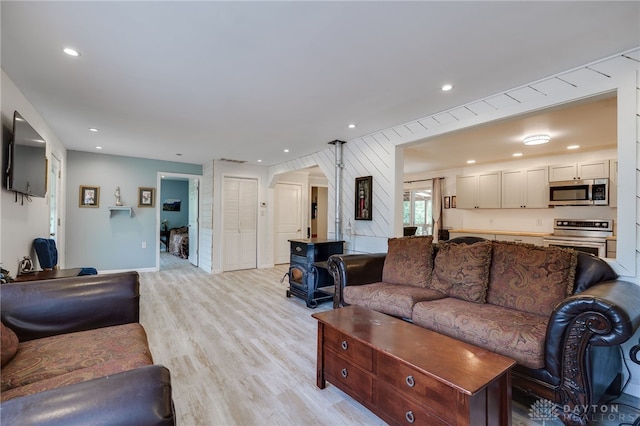 11920 State Route 725, Germantown, OH 45327 - living room with light wood finished floors and recessed lighting