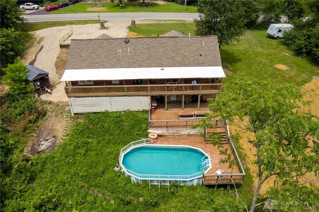 11920 State Route 725, Germantown, OH 45327 - aerial view of property and surrounding area featuring a pool