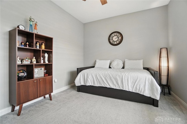 539 Bellasera Dr, Sugarcreek Twp, OH 45440 - bedroom with light colored carpet and ceiling fan
