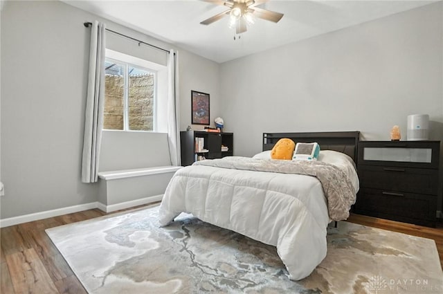 539 Bellasera Dr, Sugarcreek Twp, OH 45440 - bedroom featuring wood finished floors and ceiling fan