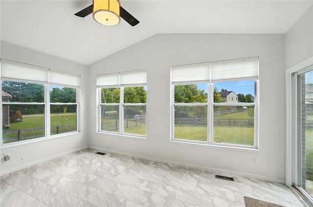 4546 Brackenview Ct, Mason, OH 45040 - unfurnished sunroom with lofted ceiling