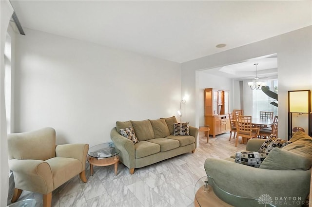 4546 Brackenview Ct, Mason, OH 45040 - living room featuring a chandelier