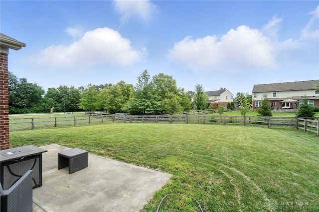 4546 Brackenview Ct, Mason, OH 45040 - fenced backyard featuring a patio and a view of rural / pastoral area