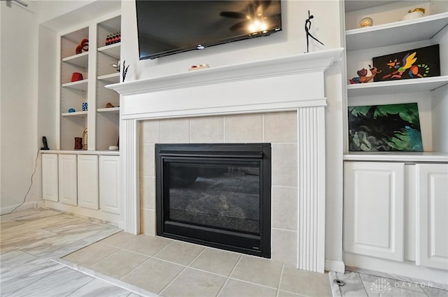 4546 Brackenview Ct, Mason, OH 45040 - detailed view of a tiled fireplace