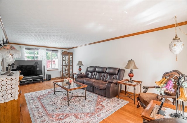 429 Rader Dr, Vandalia, OH 45377 - living area with ornamental molding and wood finished floors