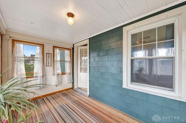 677 Ridgewood Ave, Hamilton, OH 45013 - view of unfurnished sunroom