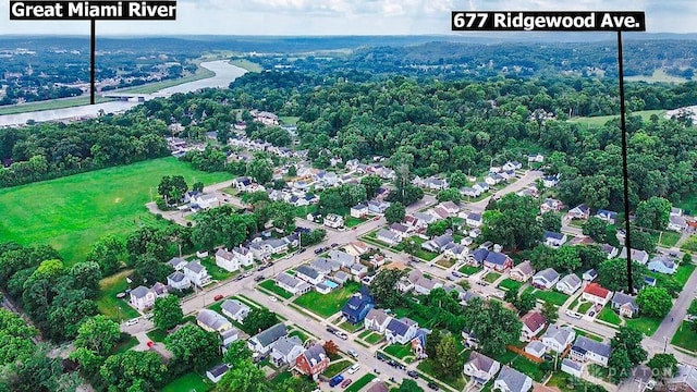 677 Ridgewood Ave, Hamilton, OH 45013 - aerial view of property and surrounding area