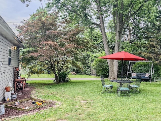 1110 E Main St, Troy, OH 45373 - view of grassy yard with view of wooded area
