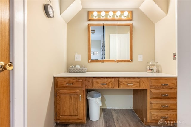 288 N King St, Xenia, OH 45385 - bathroom with wood finished floors and vanity