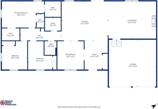 4095 N State Route 42, Waynesville, OH 45068 - view of property floor plan